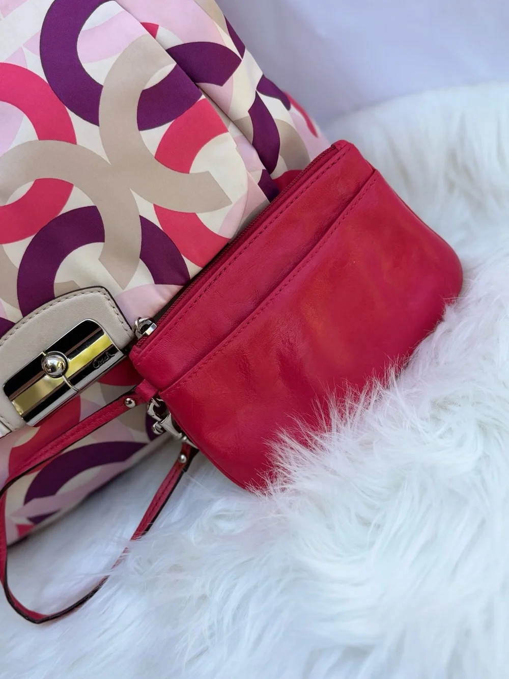 Coach Kristin Hobo Bag & Wristlet